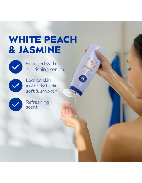 Gel de Ducha NIVEA Durazno y Jazmín 591 ml Hidratante