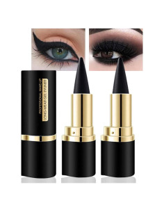 Set de Delineador de Ojos Gel Kaely 2 Piezas Negro Resistente