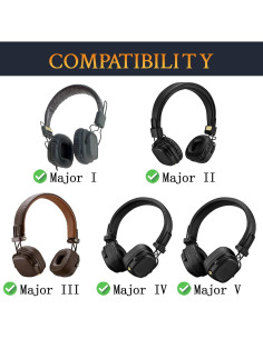 Almohadillas Repuesto Soulwit para Auriculares Marshall Major IV 2