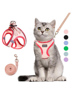 Arnés y Correa para Gatos Betmaypet Rosa M Transpirable