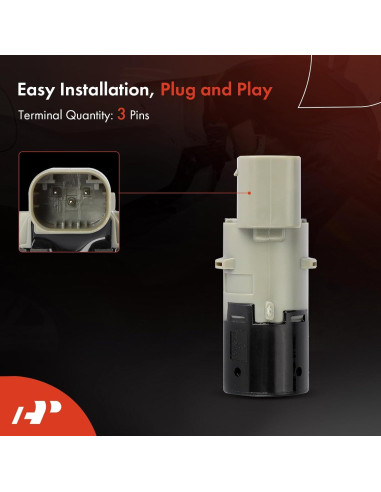 Sensor de Estacionamiento A-Premium 4-PC para BMW 2000-2007