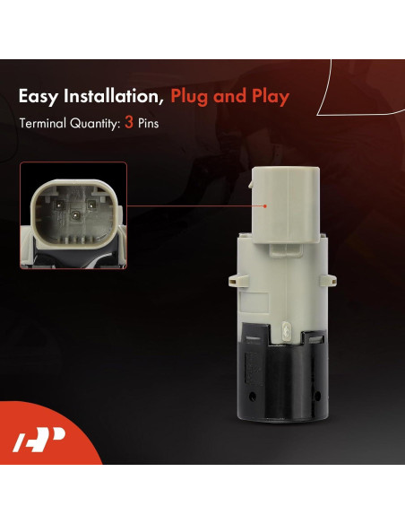 Sensor de Estacionamiento A-Premium 4-PC para BMW 2000-2007