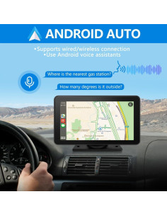 AWESAFE Pantalla Táctil 7" CarPlay y Android Auto Inalámbrico 2