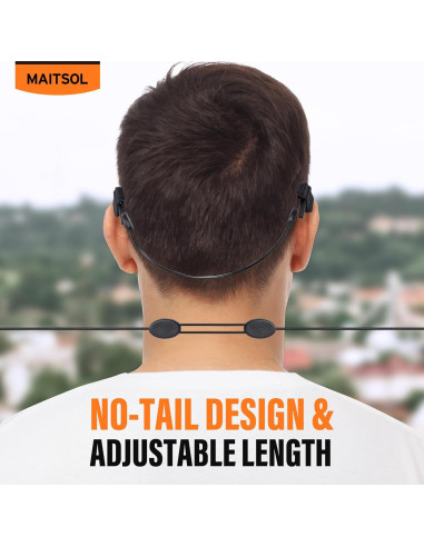 Correa Ajustable para Gafas Maitsol 3 Pcs Negra 38 cm