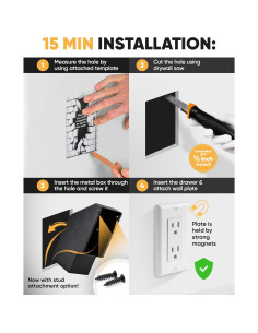 Caja Fuerte Oculta Elder Welder | Placa de Pared Real 2