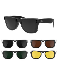 Clip Polarizado RCstyle para Ray-Ban Meta Wayfarer 4Pcs