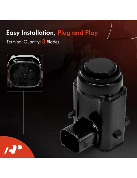 Sensor de Estacionamiento A-Premium 2 Piezas Ford Saab