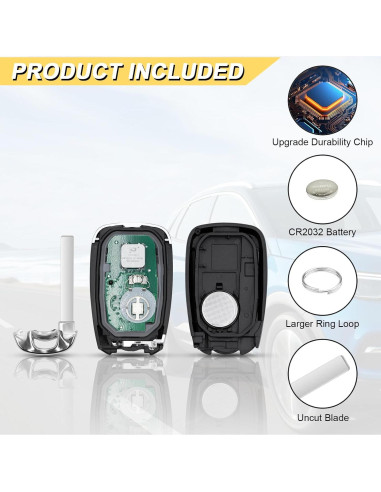 Control Remoto Llave Chevy Malibu Camaro 2016-2021 4 Botones