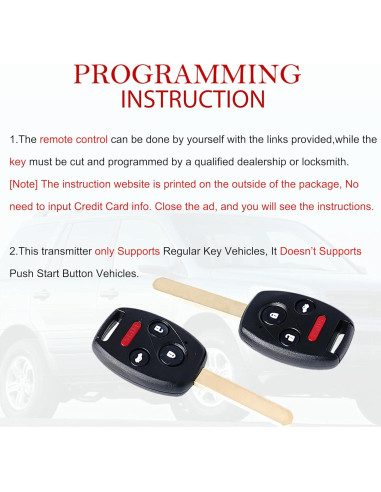 Llave remota MechanMagic para Honda Accord 2003-2007