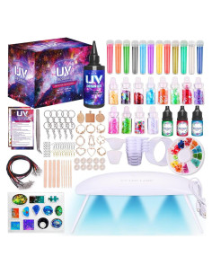Kit de Resina Epóxica Insnug con Luz UV y Moldes