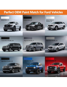 Kit de pintura de retoque Gen2Magic Ford Negro Sombra G1 2