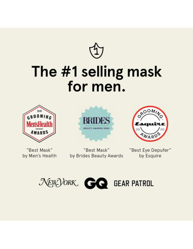 Mascarilla Facial Hidratante Jaxon Lane para Hombres - 2 Pzs