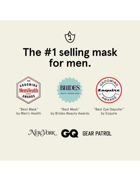 Mascarilla Facial Hidratante Jaxon Lane para Hombres - 2 Pzs