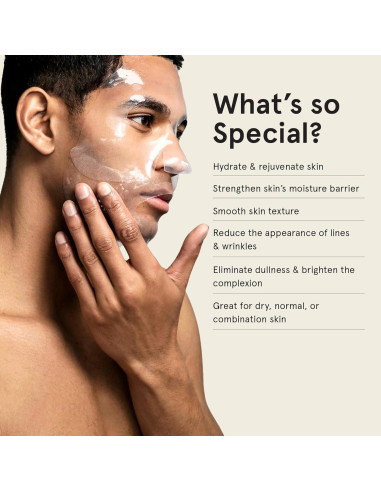 Mascarilla Facial Hidratante Jaxon Lane para Hombres - 2 Pzs