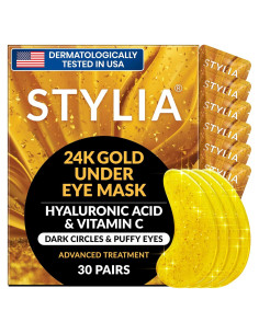 Parche para Ojos Stylia 30 Pares Gel Colágeno Vitamina C