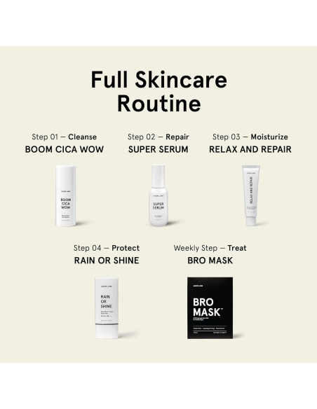 Mascarilla Facial Hidratante Jaxon Lane para Hombres - 2 Pzs