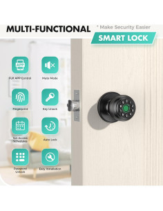 Cerradura Inteligente HEI LIANG con Huella Dactilar y App 2