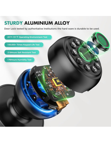 Cerradura Inteligente HEI LIANG con Huella Dactilar y App