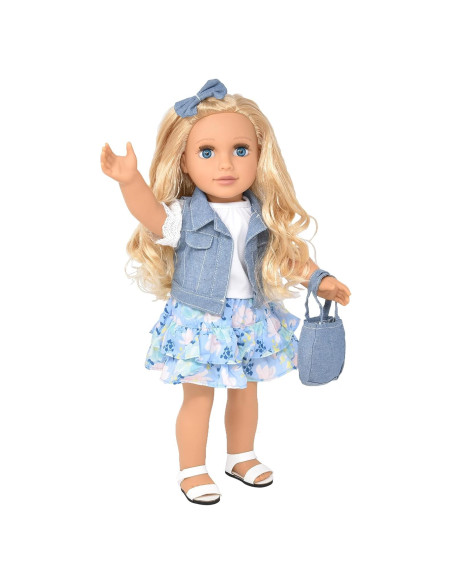 Muñeca de 45 cm Regalo Boutique Kayla con Atuendo Floral