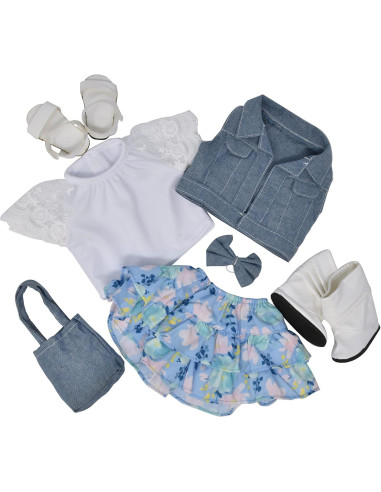 Muñeca de 45 cm Regalo Boutique Kayla con Atuendo Floral