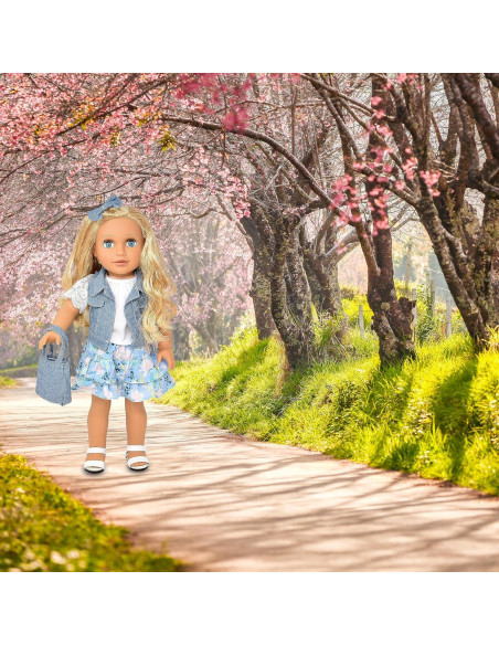 Muñeca de 45 cm Regalo Boutique Kayla con Atuendo Floral