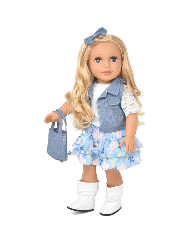 Muñeca de 45 cm Regalo Boutique Kayla con Atuendo Floral