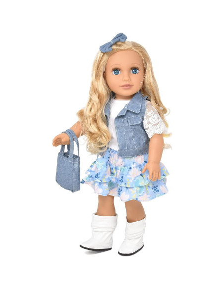 Muñeca de 45 cm Regalo Boutique Kayla con Atuendo Floral