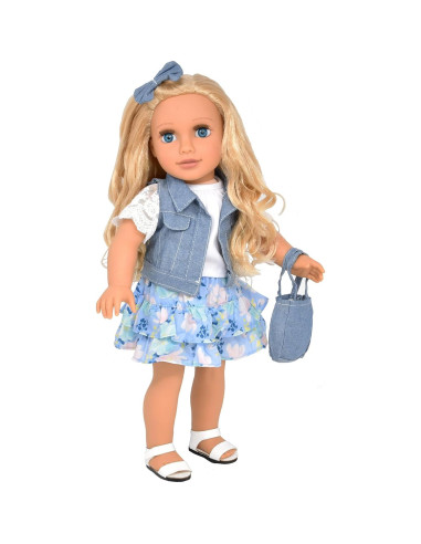 Muñeca de 45 cm Regalo Boutique Kayla con Atuendo Floral