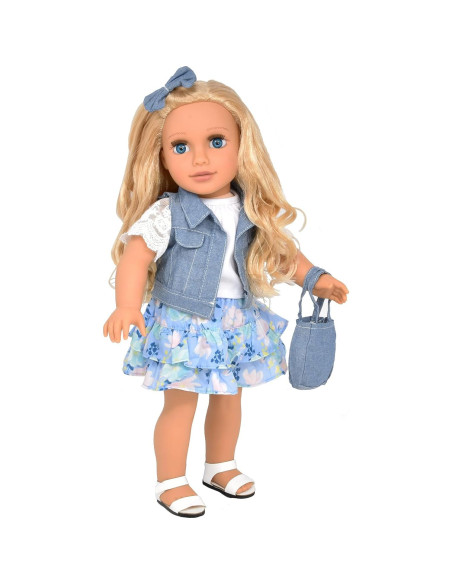 Muñeca de 45 cm Regalo Boutique Kayla con Atuendo Floral