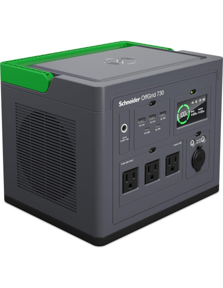 Estación Energía Portátil Schneider 700W PPS730 738Wh