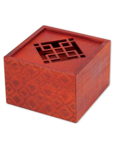 Caja de Puzzle de Madera Bits and Pieces - Emperador 11,11 cm