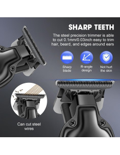 Recortadora de Barba HIENA PRO HYN-B027 con Cuchilla T 2