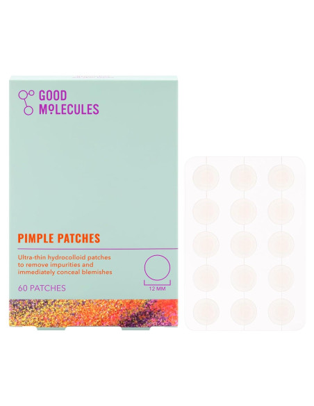Parches Hidrocoloides Good Molecules para Acné - 60 Parches