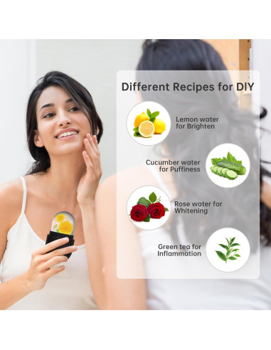 Rodillo de Hielo Facial IMEASY Negro - Cuidado de la Piel