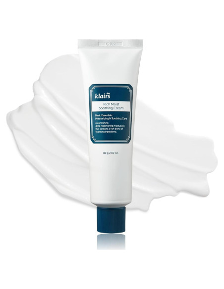Crema Calmante Rica DearKlairs 80ml - Hidratante Piel Sensible