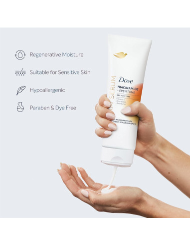 Crema Corporal Serum Dove Niacinamida 295 g Tono Uniforme