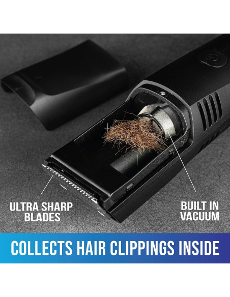 Recortadora de Barba Vacutrim Sin Cable 20 Longitudes Negra