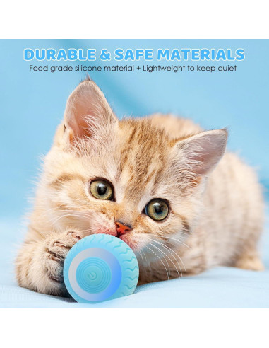 Bola Interactiva para Gatos PAKOO Eléctrica LED 4,57cm