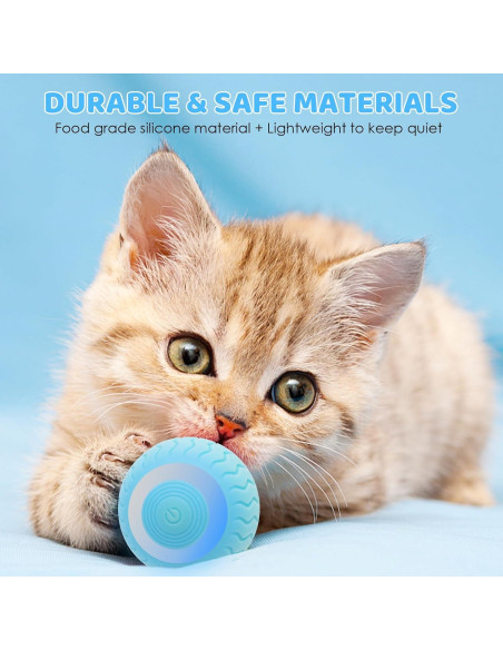 Bola Interactiva para Gatos PAKOO Eléctrica LED 4,57cm