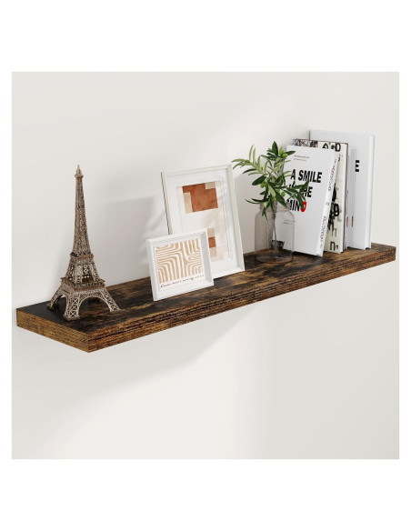 Estante Flotante Recuerdos Divertidos 120x23.6 cm Rústico