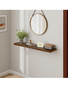 Estante Flotante Recuerdos Divertidos 120x23.6 cm Rústico 2