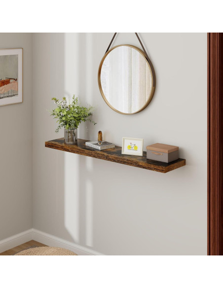 Estante Flotante Recuerdos Divertidos 120x23.6 cm Rústico