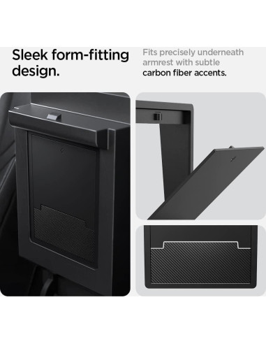 Caja de Almacenamiento Oculta Spigen One-Tap para Tesla Model 3 y Y