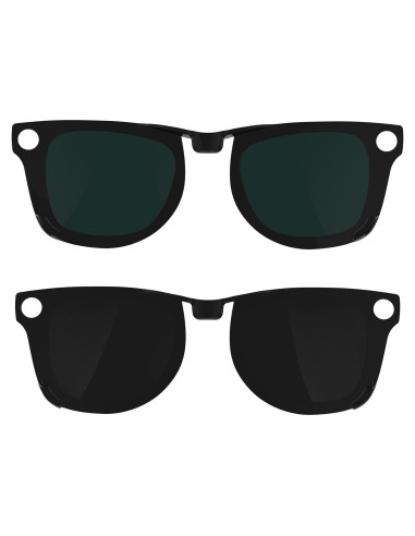 Clip Polarizado HiBloks para Ray-Ban Meta Wayfarer M