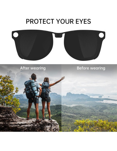 Clip Polarizado HiBloks para Ray-Ban Meta Wayfarer M