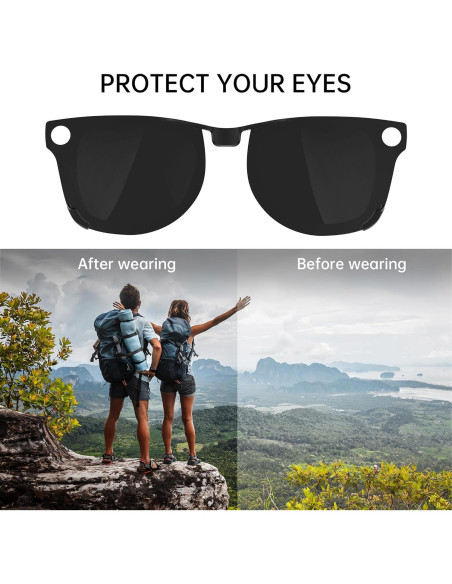 Clip Polarizado HiBloks para Ray-Ban Meta Wayfarer M