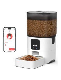 Alimentador Automático RCA 6L para Mascotas, WiFi y App