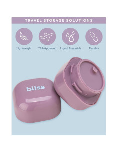 Juego de Tarros de Viaje Bliss - 4 Piezas 15g a Prueba de Fugas 2