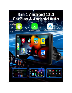 Pantalla Carplay Android 13 Imagebon 7" GPS WiFi Bluetooth 2