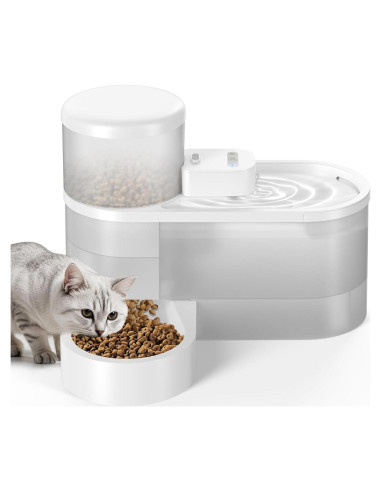 Dispensador Automático de Comida y Agua DAAMENT 2 en 1